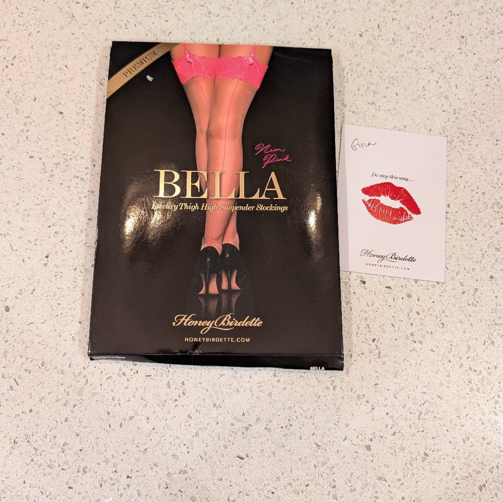 Honey Birdette Bella stockings BNIB